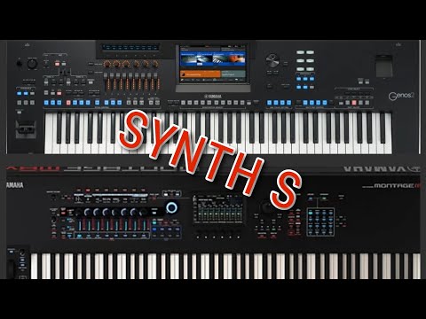 Arranger Keyboard Vs. Workstation Synthesizer- Review and Demo. Yamaha Genos2 Vs. Montage M8x.