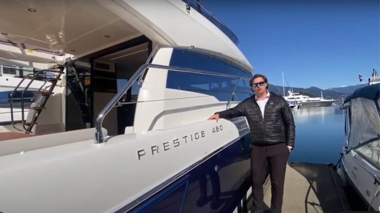 Pre-Owned 2022 Prestige 460 Fly for Sale | Vancouver, BC | M&P Yacht Centre | 66c3f5f4e5cbc1e689029bbd