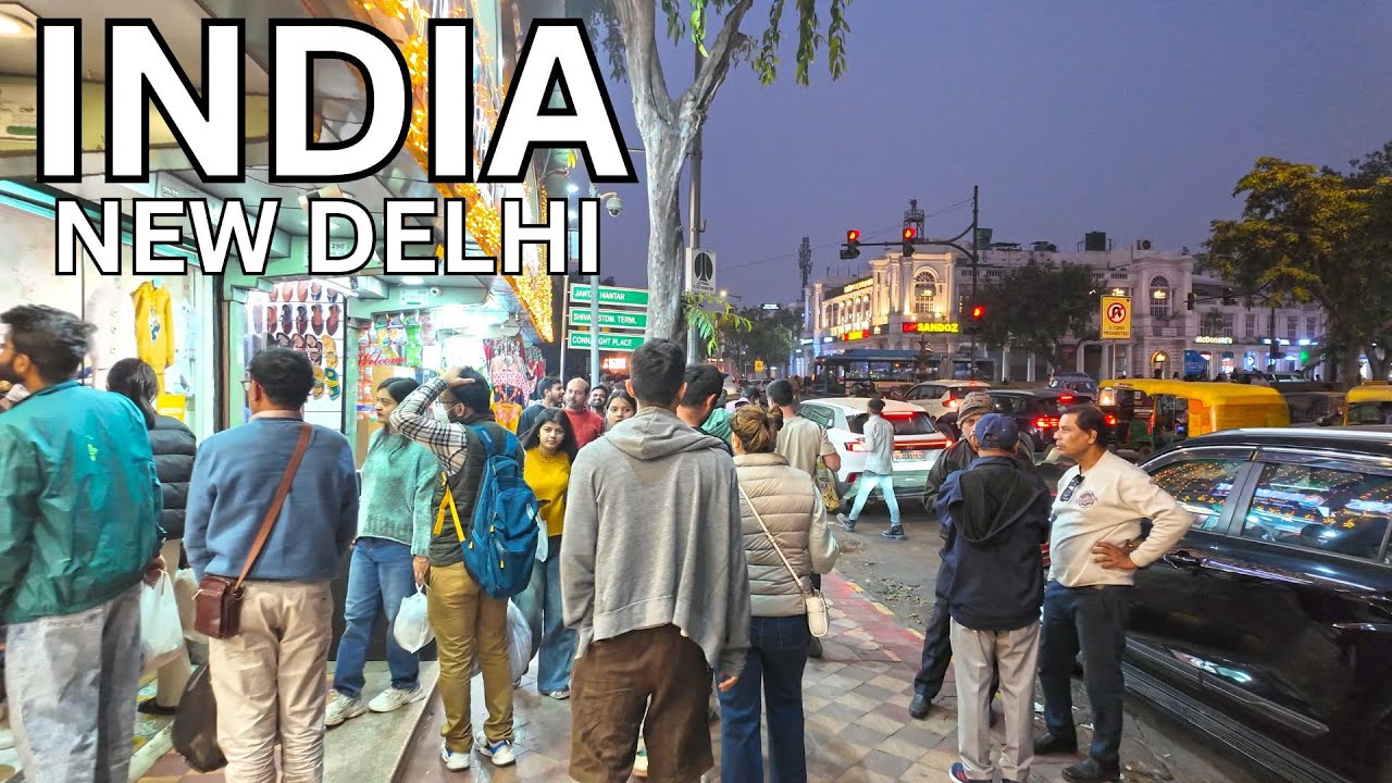 Immersive street-level walking tour through This is New Delhi - Capital of India, India, showcasing authentic urban landscapes, local architecture, and the vibrant atmosphere of the city's neighborhoods