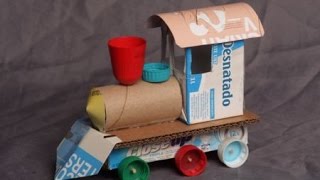 (DIY) How to make a toy in 1 minute with recycled material (very simple)