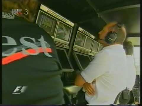 F1 - Australian GP 2004 - Qualifying David Coulthard Spins - HRT Slavko Cvitković I Neven Novak