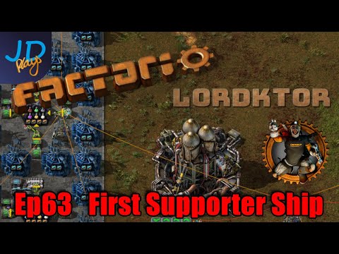 Ep63 First Supporter Ship LordKTor ⚙️ Factorio SubX ⚙️ Gameplay, Lets Play