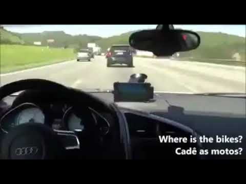 Road Range between Bikers and car driver