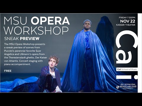 MSU Opera Workshop. Sneak Preview, Alexander Kasser Theater at Cali School of Music