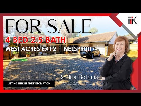 KELLAPRINCE PROPERTIES - 4 BED 2.5 BATH HOME IN WEST ACRES EXT 2 - NELSPRUIT - MPUMALANGA