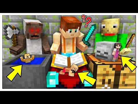 MINI NASCONDINO NELLA CASA DEI CATTIVI DA PICCOLISSIMI! - Minecraft ITA