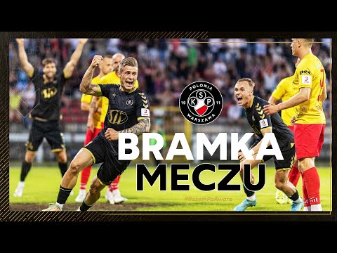 BRAMKA | Gol Pieńkowskiego w doliczonym czasie gry dający Polonii lidera rozgrywek!