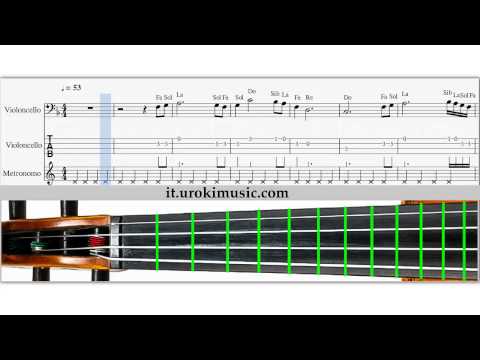 Lezioni di Violoncello - My Heart Will Go On Titanic Spartiti Corso Imparare Suonare Scuola
