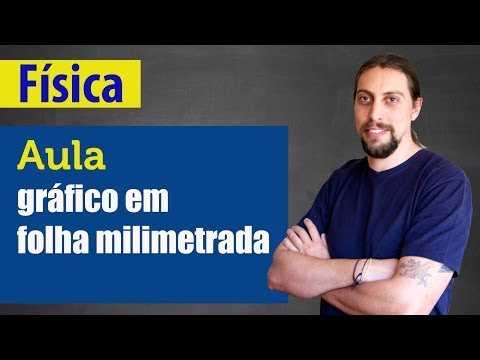 Física - como fazer gráficos em folha milimetrada