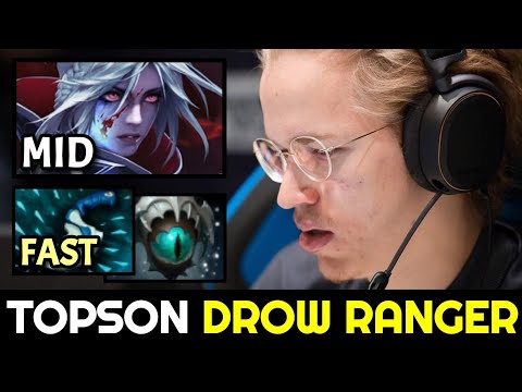 TOPSON MID Drow Ranger with Fast Blink Dagger Build Dota 2