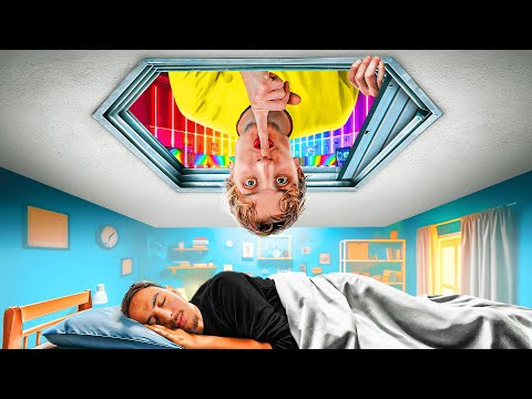 Je CONSTRUIT Une PIÈCE SECRÈTE Dans La Chambre De Bilel