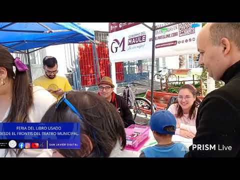 Feria del Libro Usado, San Javier, región del Maule. 