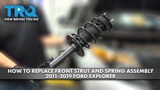 How to Replace Front Strut and Spring Assembly 2011-2019 Ford Explorer