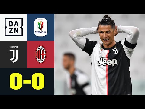Ronaldo verschießt, Rebic fliegt, Juve im Finale: Juventus - AC Mailand 0:0 | Coppa Italia | DAZN