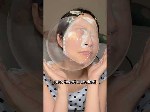 Cleanser bubbles don’t scare me anymore 🙈 Me trying to stay calm the entire time
