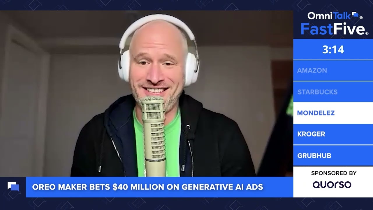 Mondelēz's $40M AI Advertising Bet | Fast Five Shorts