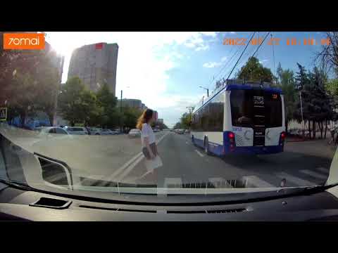 Ignoranță șofer de troleibuz în Chișinău