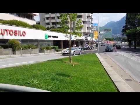 Supercars in Lugano Mercedes SLR, Aston Martin...