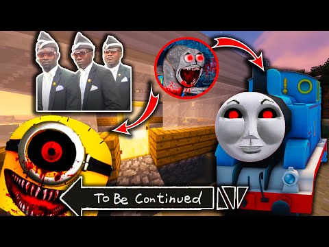 Thomas.EXE Tank Engine vs SHREK.EXE in Minecraft - Coffin Meme