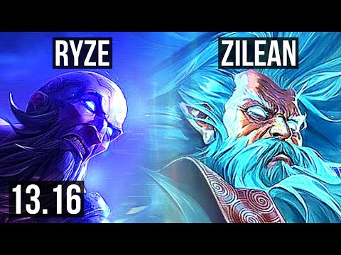 RYZE vs ZILEAN (MID) | 2/0/4, 500+ games | KR Master | 13.16
