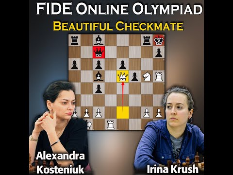 A Beautiful Chess Game | Kosteniuk vs Krush 2021