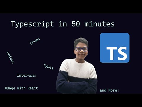 Typescript Crash Course - Learn typescript in 50 minutes ! ~ TechHarvesting