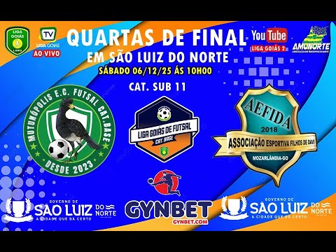 LIGA GOIÁS 2025 CATEG. BASE 2025 - MUTUNÓPOLIS FC X MOZARLÂNDIA