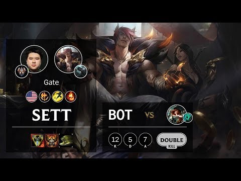 Sett Bot vs Miss Fortune - NA Challenger Patch 10.4