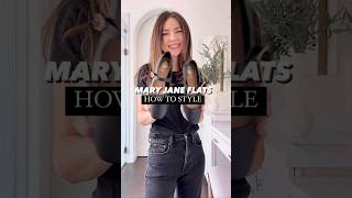 Mary Jane flats outfit inspo - how to style Mary Jane flats - ballet flat outfit ideas - trendy shoe