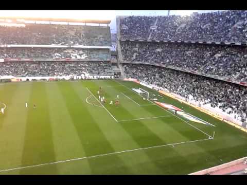 Penalty fallado al larguero de Rubén Castro Betis Osasuna 2013 - 2014