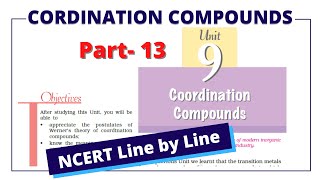 Coordination Compounds Class 12 | Importance and applications of coordination compounds | L13 #ncert