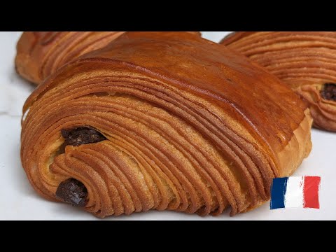 Recette Pain au chocolat "Chocolatines" + Bâtons de chocolat maison.