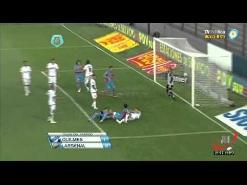 RESUMEN PARTIDO - QUILMES 1 ARSENAL 2 - FECHA 17 (26 11 2012)