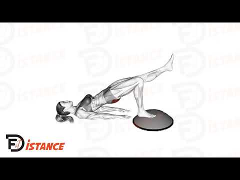 Exercice Hip thrust unilatéral pied sur BOSU