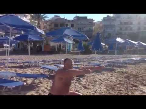 Creece Crete Греция. Пляж Aгиос Николаос (возле отеля Santa Marina)