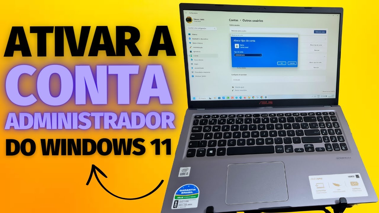 (WINDOWS 11) COMO ATIVAR A CONTA ADMINISTRADOR QUE FICA OCULTA NO SISTEMA