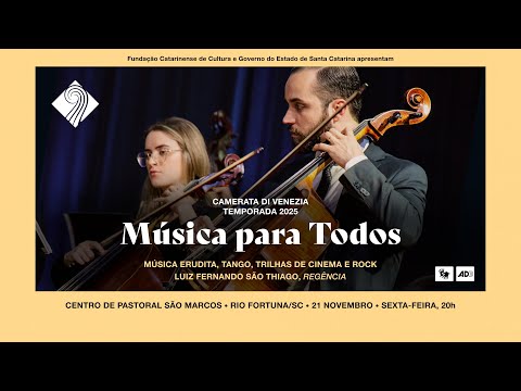 Concerto Música para Todos em Rio Fortuna/SC. Luiz Fernando São Thiago, regência