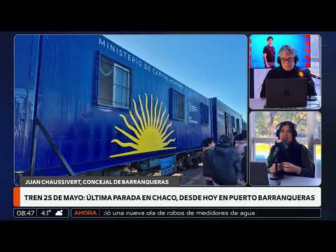 El Tren 25 de Mayo llegó a Barranqueras