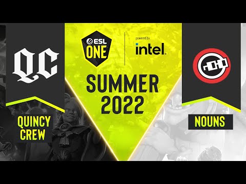Dota2 - Quincy Crew vs. Nouns - Game 1 - DPC NA Tour 3 - ESL One Summer 2022