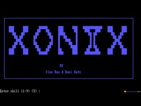 Xonix gameplay (PC Game, 1984)