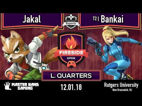 Fireside 2018 - Jakal (Diddy Kong, DK, Fox) vs T2 | Bankai (ZSS, Cloud) - L Quarterfinals