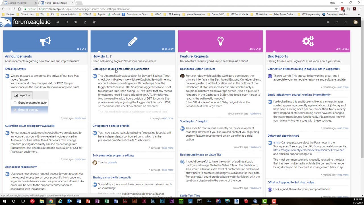 eagle.io timestamp issue