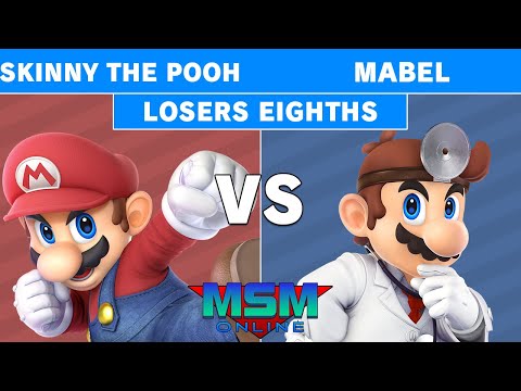 MSM Online 58 - Skinny The Pooh (Mario) Vs. EDM | Mabel (Dr. Mario) - Top 8 Losers Side