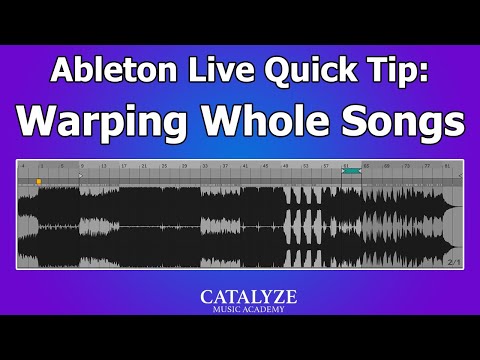 Ableton Quick Tip: Warping Whole Songs
