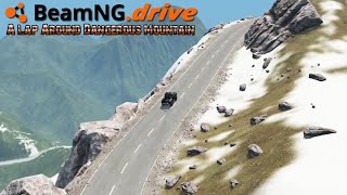 Dangerous Mountain Lap - BeamNG Soft-Body Physics Test
