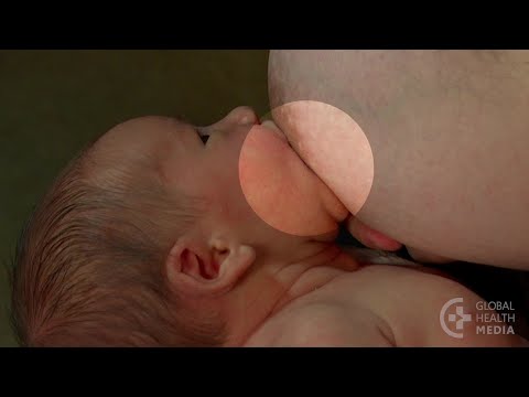 Attaching Your Baby at the Breast (Japanese) - Breastfeeding Series