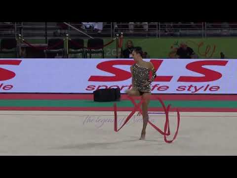 Lina DUSSAN (COL) ribbon - 2022 worlds Sofia Qualifs