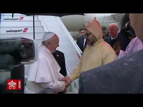 papa é con il re Mohamed 6 del marocco