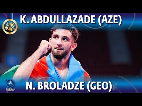 Kanan Abdullazade (AZE) vs Nika Broladze (GEO) - Final // U20 World Championships 2022