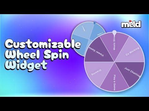 Wheel Spin Widget for Streamers - No Set Up!